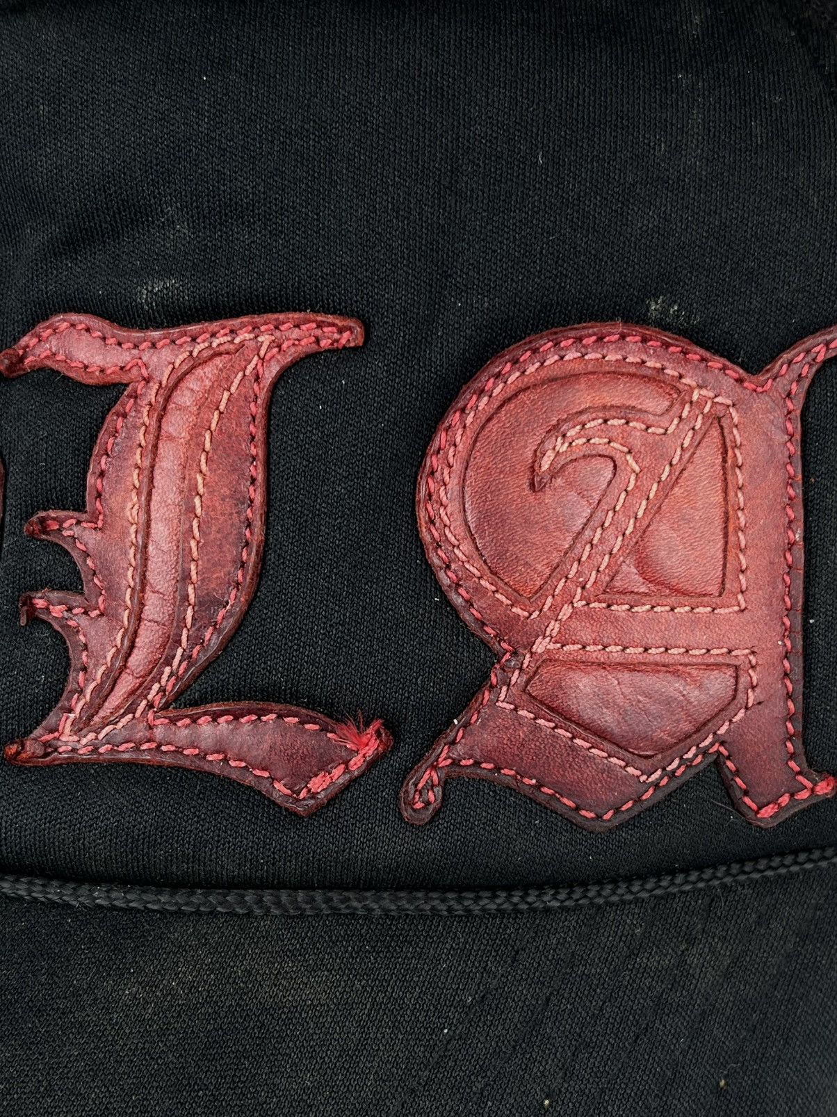 Chrome Hearts Chrome Hearts CH LA Los Angeles Leather Patch Trucker Hat Size ONE SIZE - 5 Thumbnail