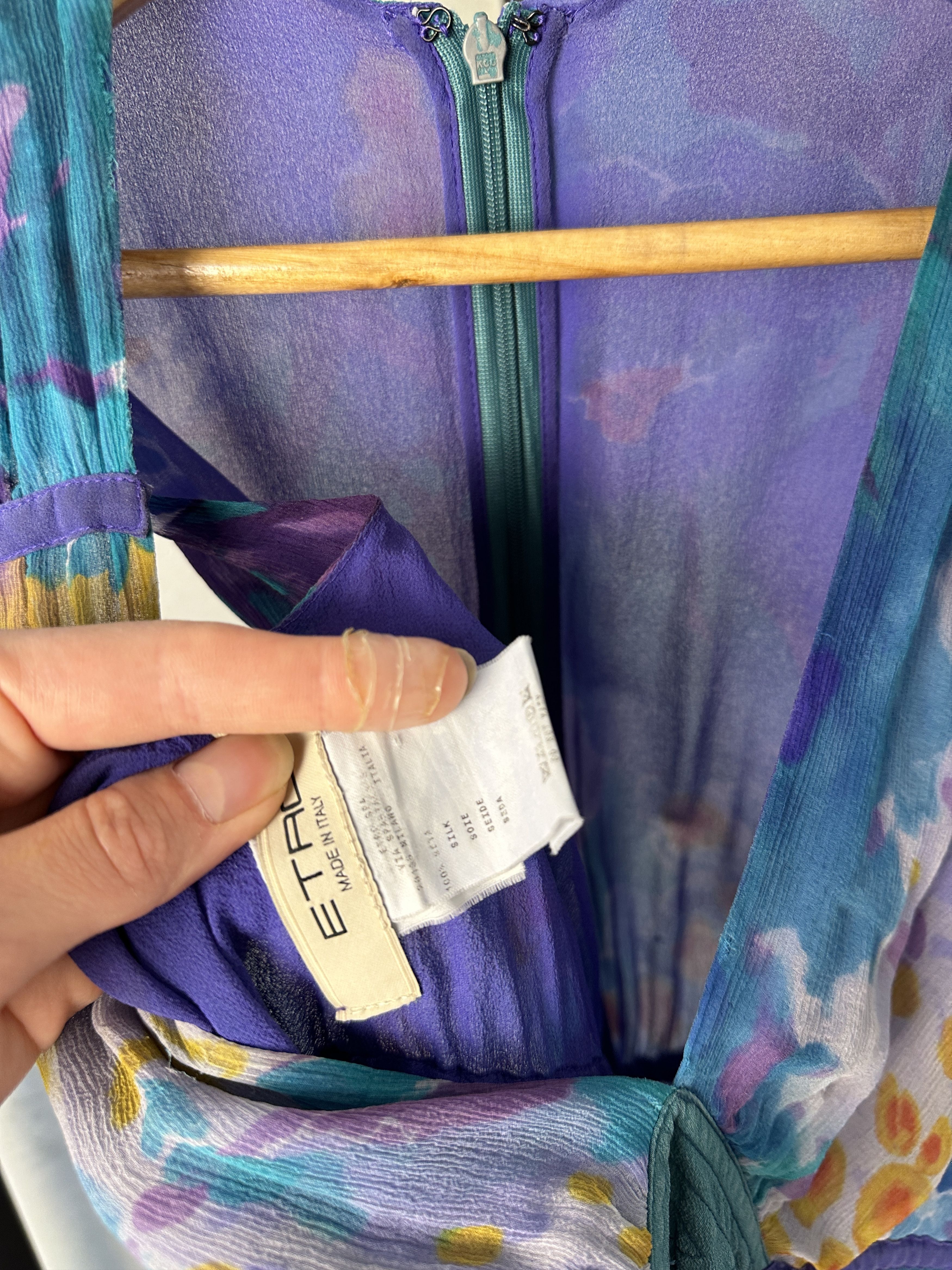 Etro Etro 00s Silk Summer Dress Size M / US 6-8 / IT 42-44 - 8 Thumbnail