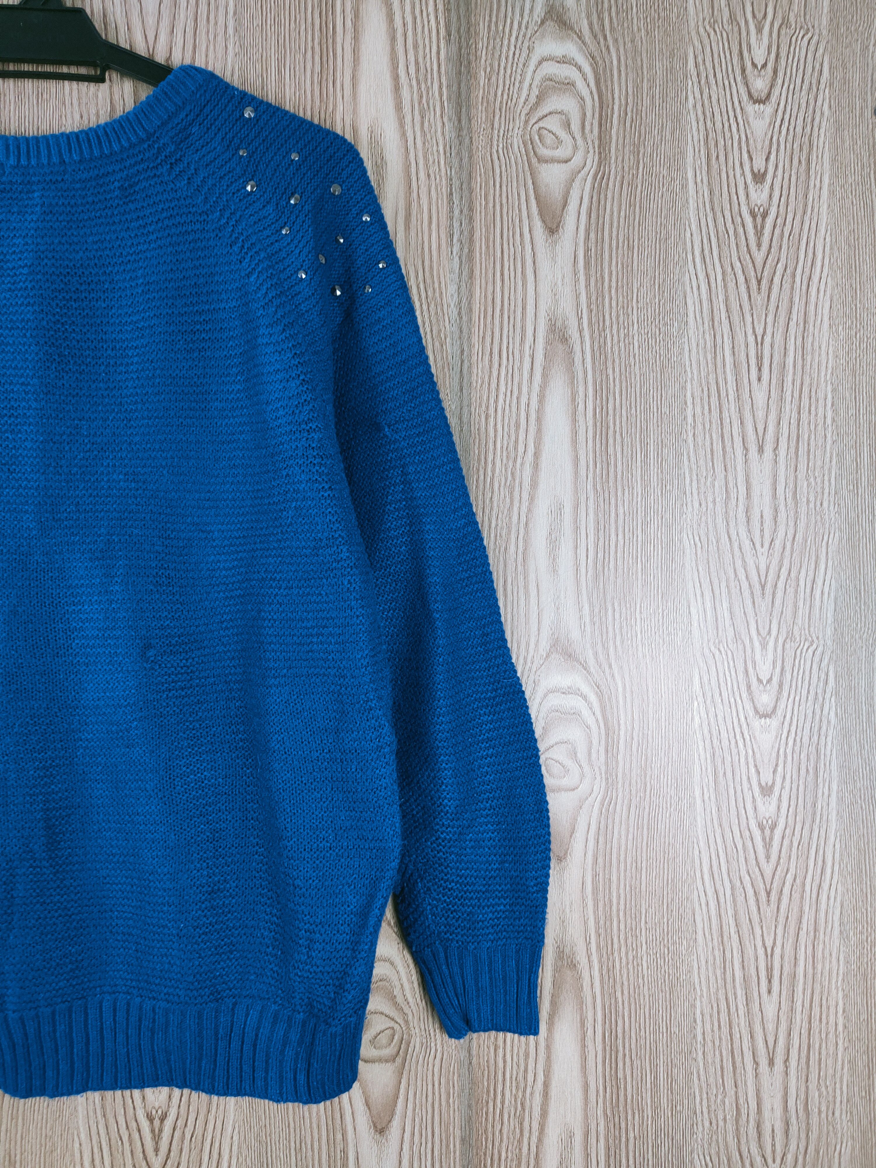 Japanese Brand Japanese Brand Blue Knitwear Sweatshirts #W136 Size M / US 6-8 / IT 42-44 - 9 Thumbnail