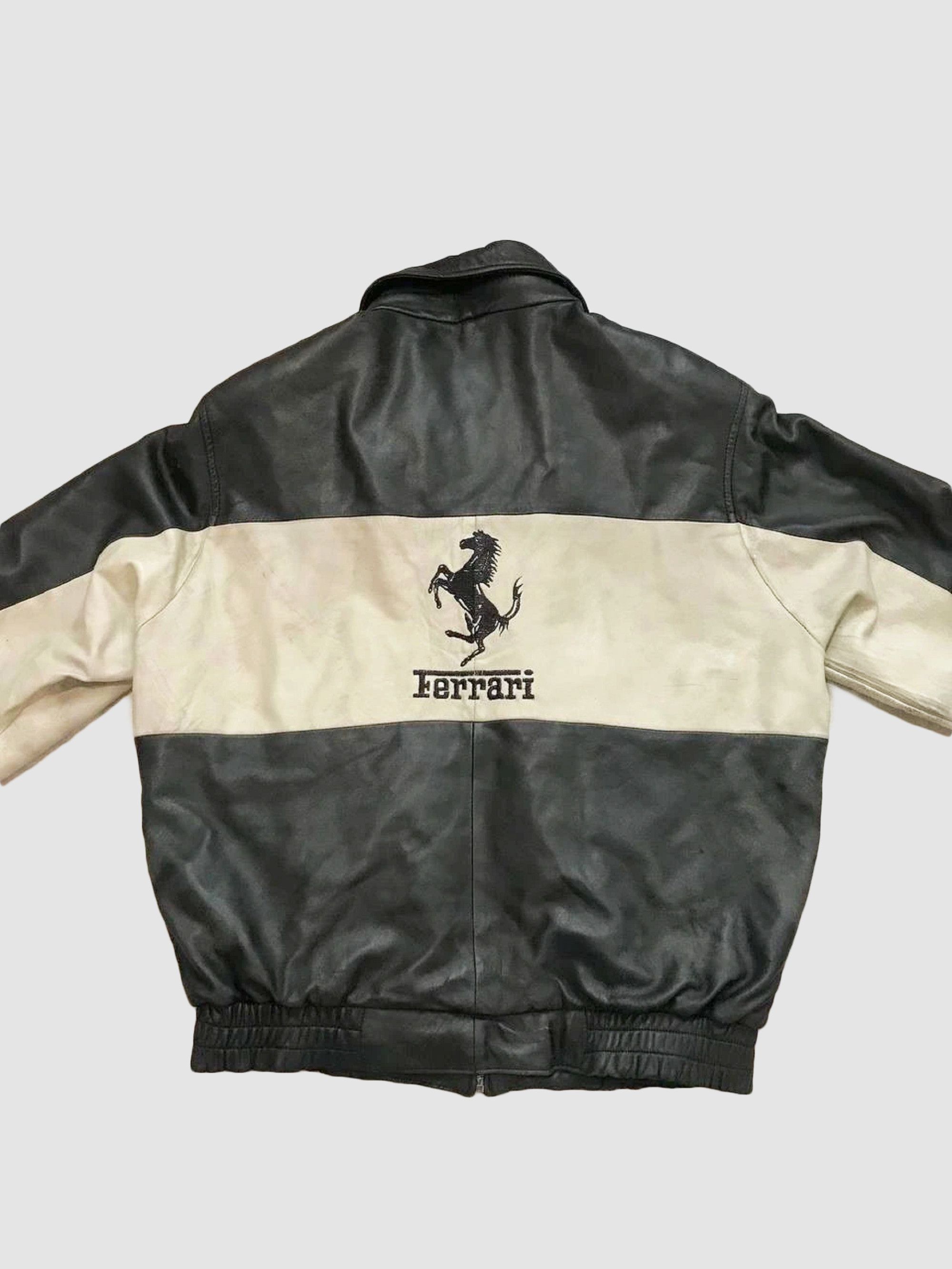 Ferrari 🔥 FERRARI RACING LEATHER JACKET BOMBER FIT Size US L / EU 52-54 / 3 - 2 Thumbnail