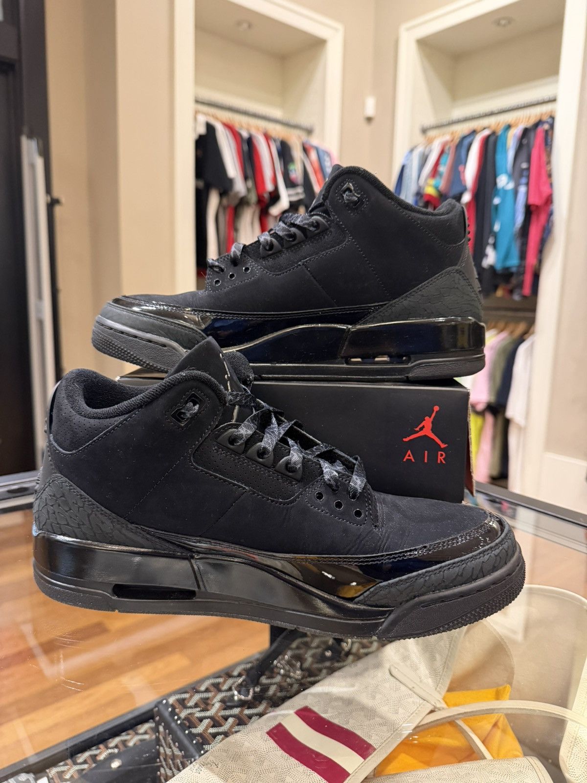 Jordan Brand Jordan 3 Retro ‘Black Cat’ Size US 10 / EU 43 - 2 Thumbnail