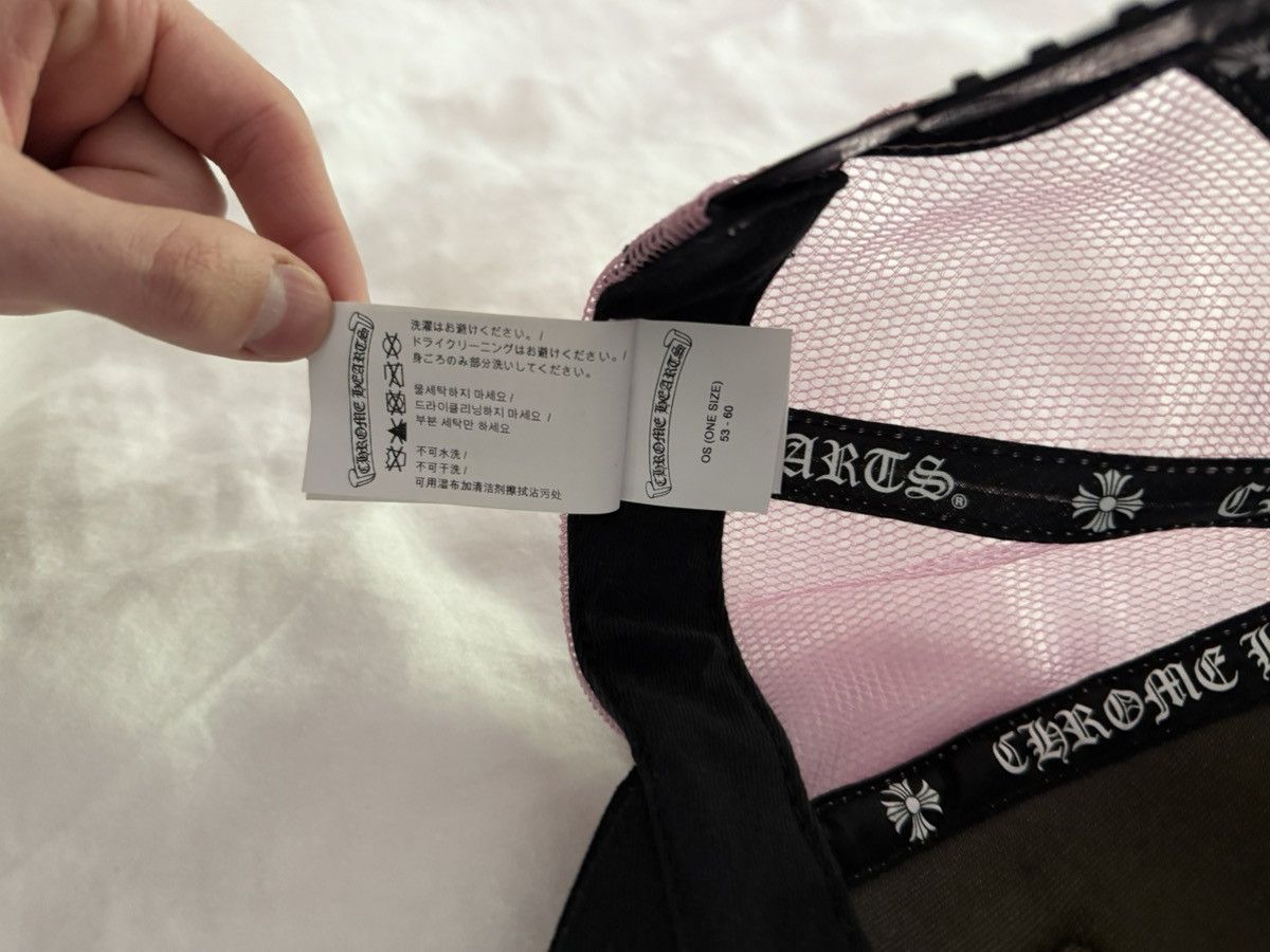 Chrome Hearts Pink Chrome Hearts Trucker Hat Size ONE SIZE - 6 Thumbnail