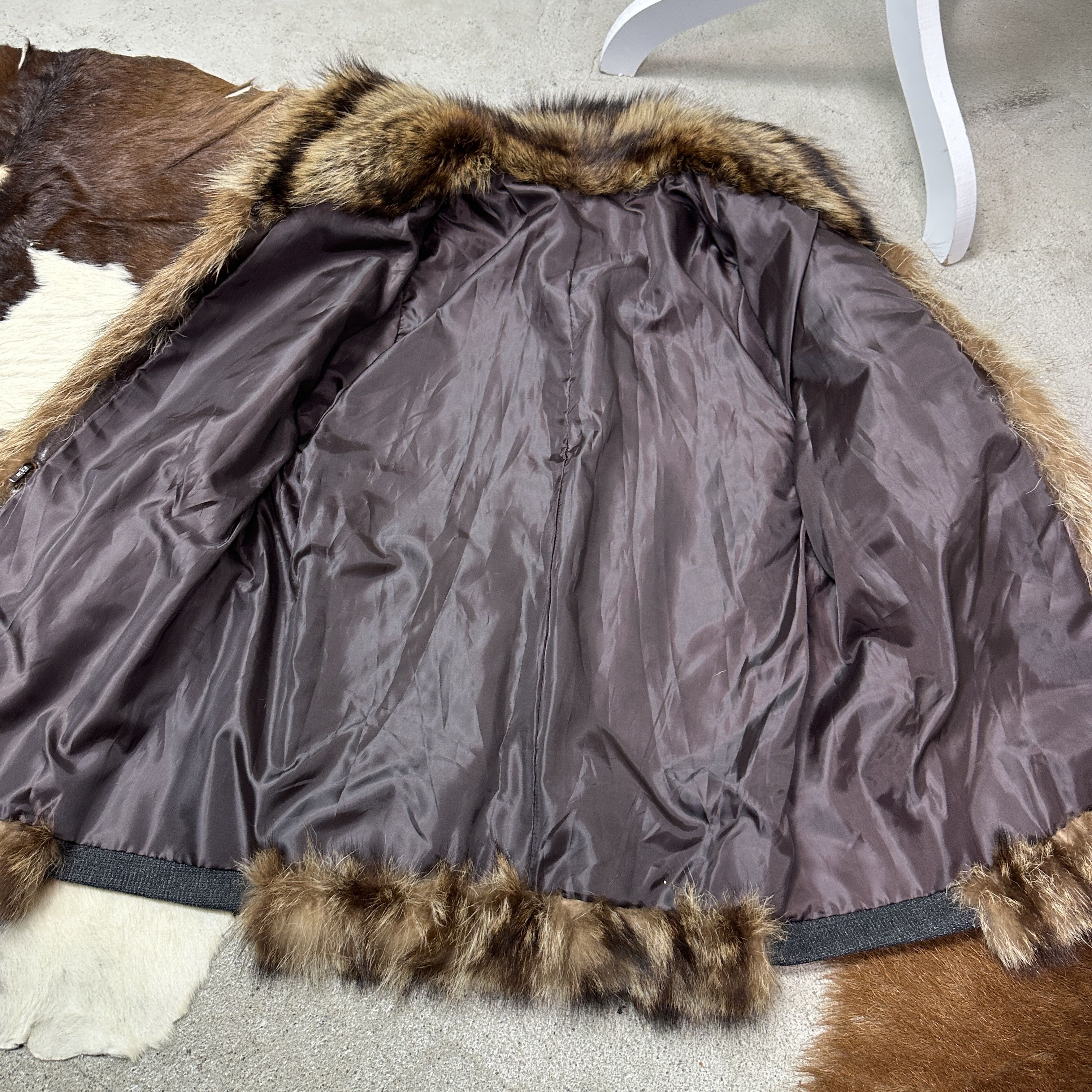 Vintage Vintage Old Money Classy Striped Real Fur 90s Size S / US 4 / IT 40 - 7 Thumbnail