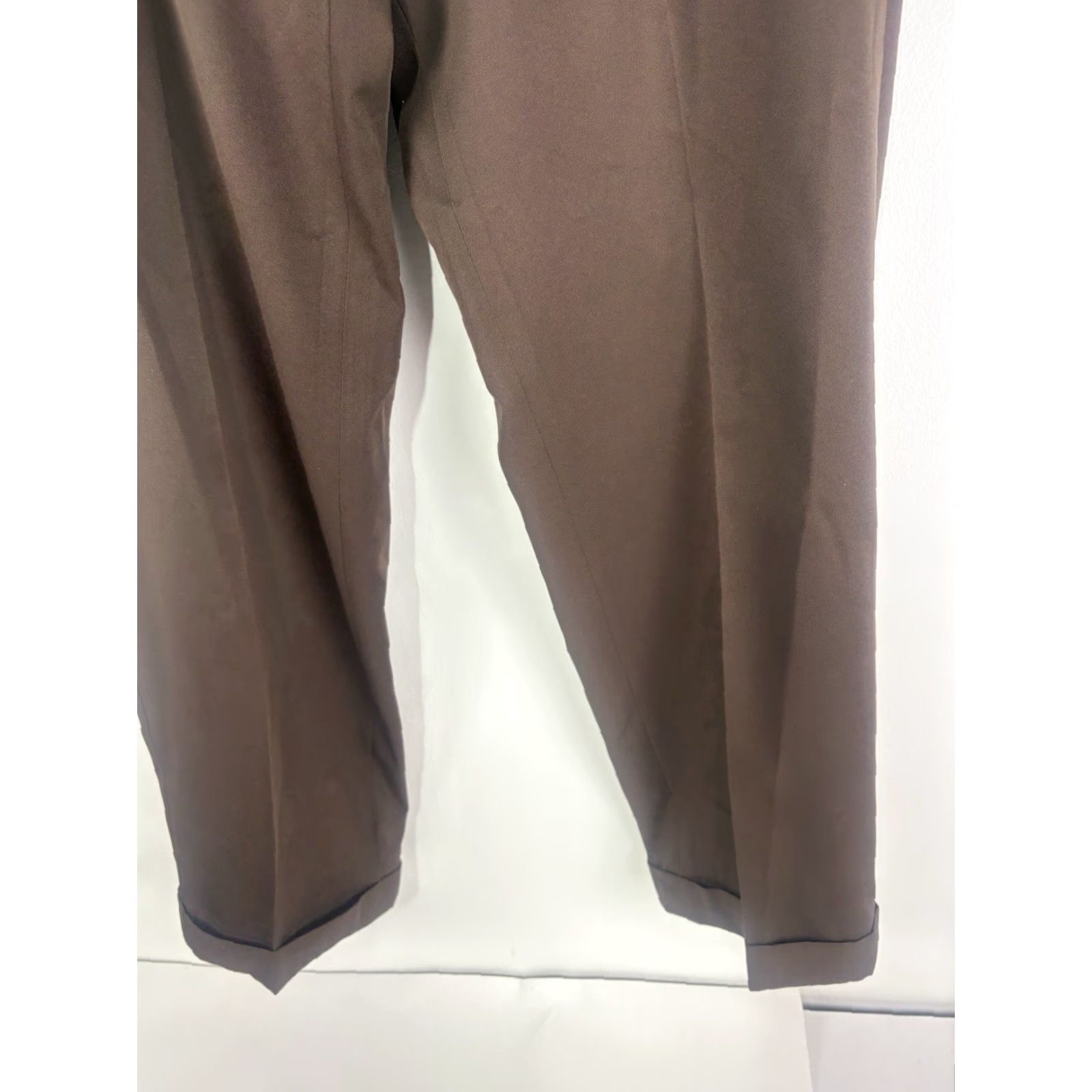 Brooks Brothers Brooks Brothers Brown Pleated Cuffed Dress Pants Men’s Size 38X32 Size US 38 / EU 54 - 3 Thumbnail