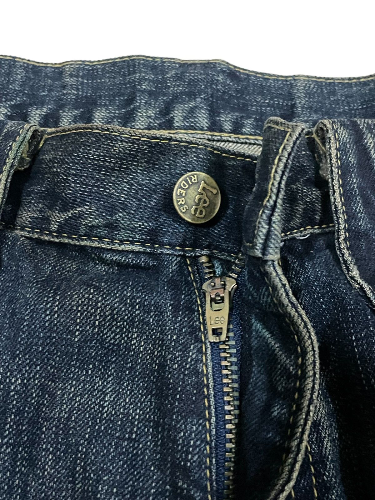 Lee × Vivienne Westwood Vintage Lee Rider Mid Rise Mud Wash Cargo Flare Punk Jeans Size US 30 / EU 46 - 16 Thumbnail