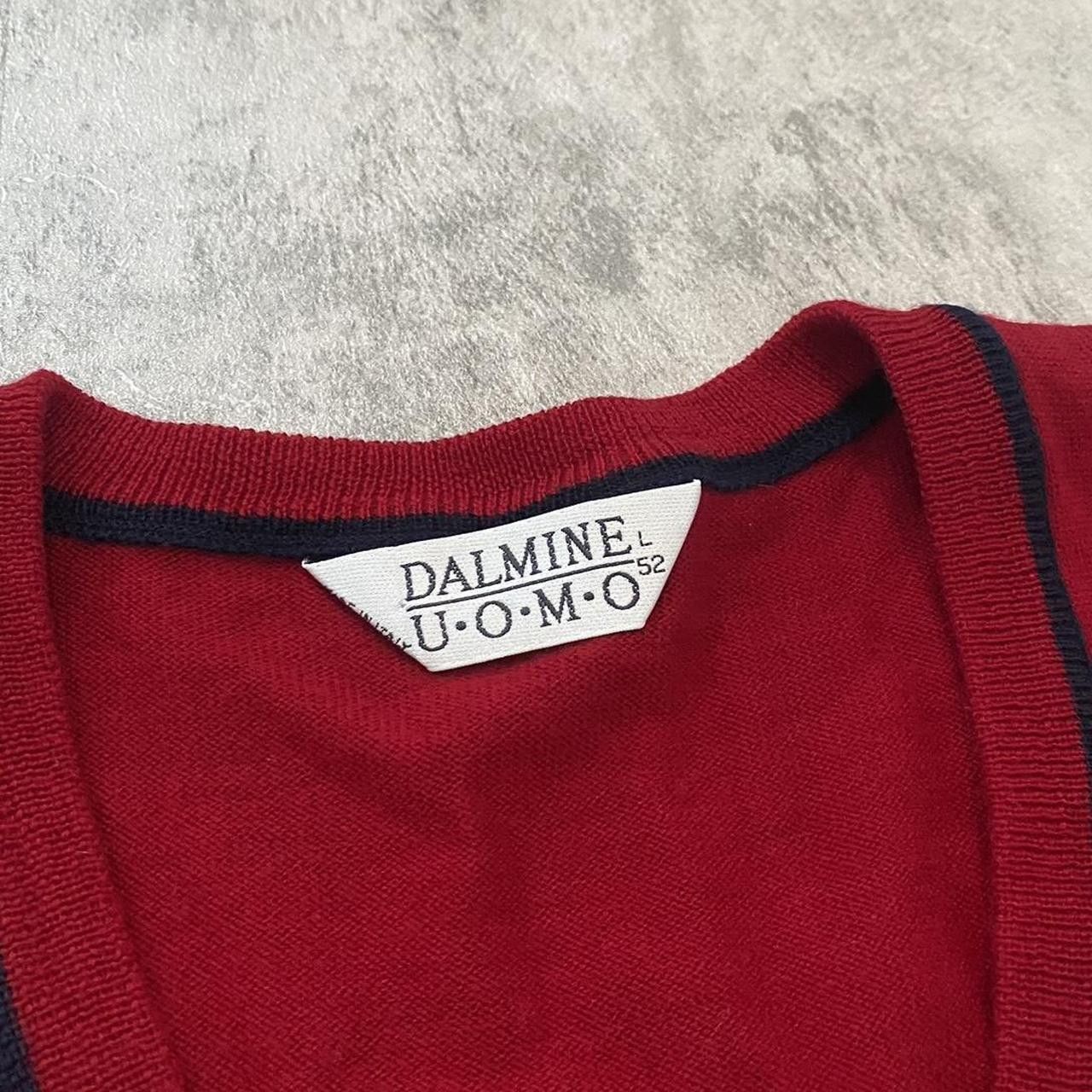 Other Red 100% Pure Wool Boxy vintage 90s V-neck Size US L / EU 52-54 / 3 - 4 Thumbnail
