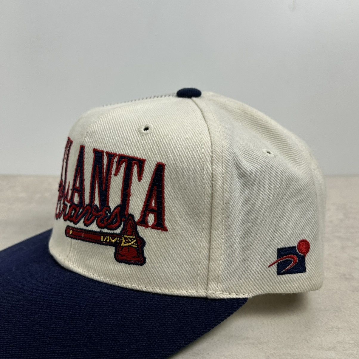 Vintage Vintage Atlanta Braves Laser Sports Special 90s Hat Size ONE SIZE - 3 Thumbnail