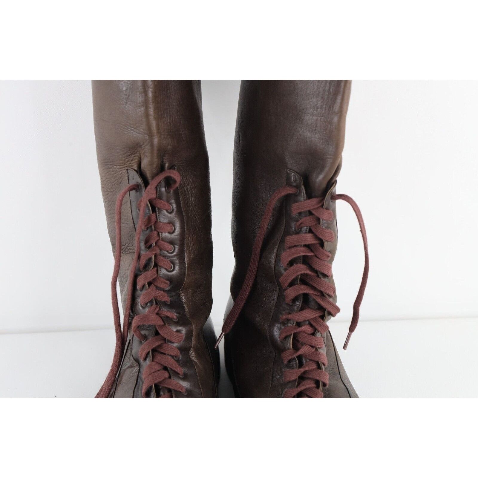 Colette Vintage 70s Colette Margom Italy Soft Lambskin Leather Boots Size US 12 / IT 42 - 3 Thumbnail