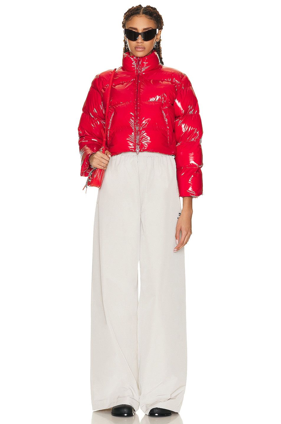 Balenciaga o1y0625 Shell Jacket in Red Size XS / US 0-2 / IT 36-38 - 5 Thumbnail