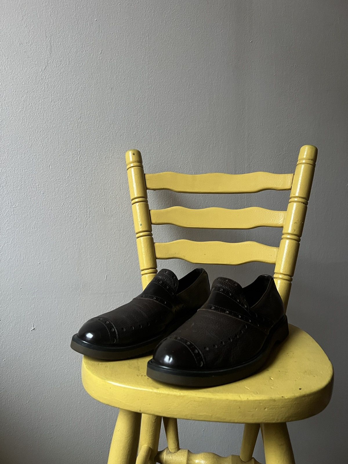 Comme des Garcons Homme Plus Comme Des Garçons Homme Plus Leather Slip-On Loafer Shoes Size US 9.5 / EU 42-43 - 10 Thumbnail