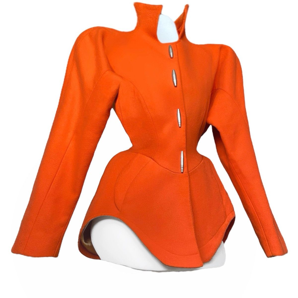 Mugler × Thierry Mugler Rare Thierry Mugler sculptural shape jacket 1991 Size S / US 4 / IT 40 - 3 Thumbnail