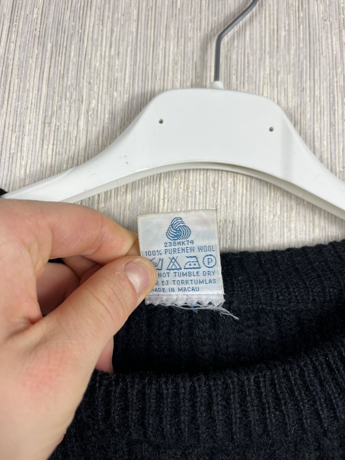 Levi's × Levi's Vintage Clothing × Vintage Vintage 70s Levi’s knit family cropped wool ribbed sweater Size US M / EU 48-50 / 2 - 17 Thumbnail