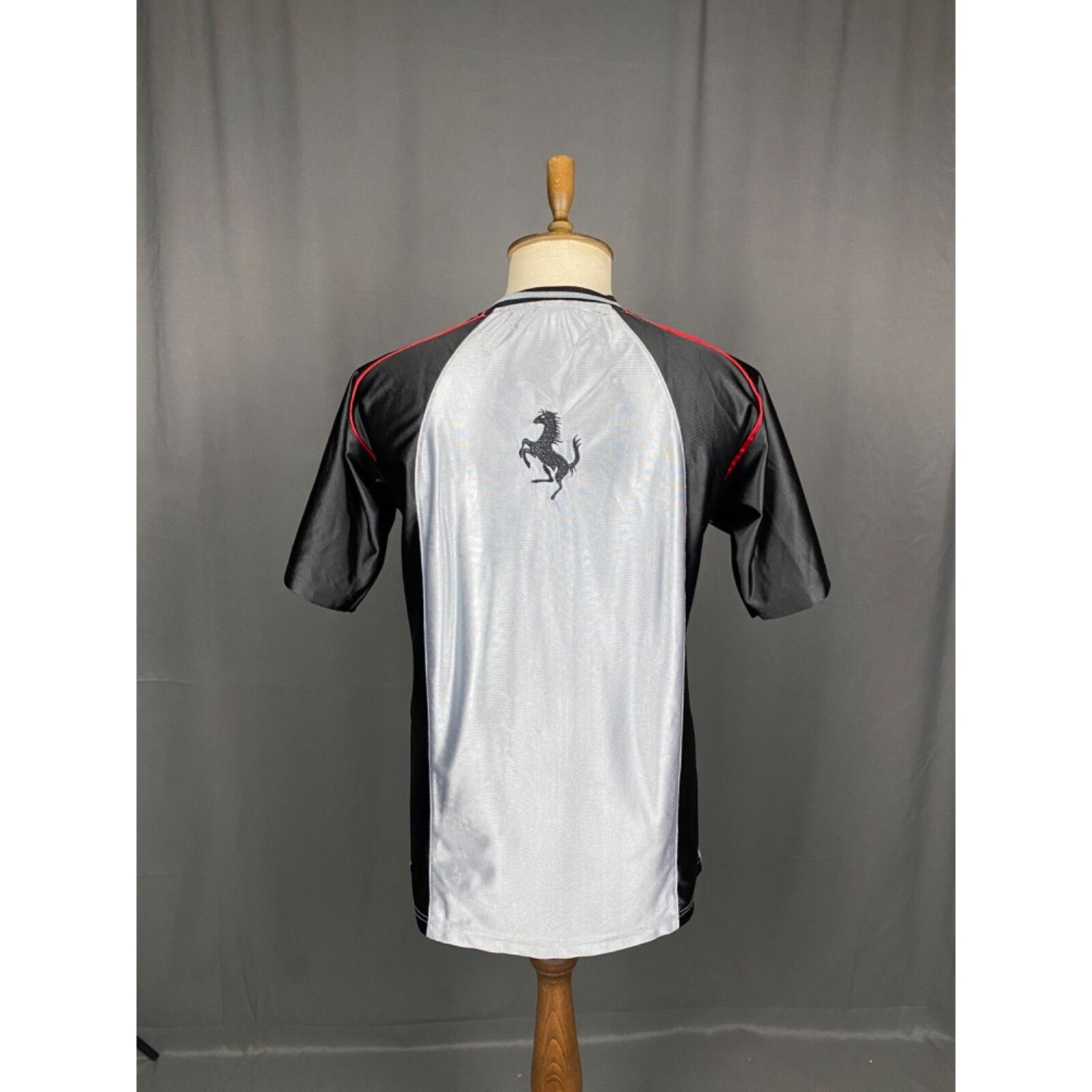 Ferrari Ferrari Vintage Big Logo Men's Gray Blue T-Shirt Standart Si Size US L / EU 52-54 / 3 - 7 Thumbnail