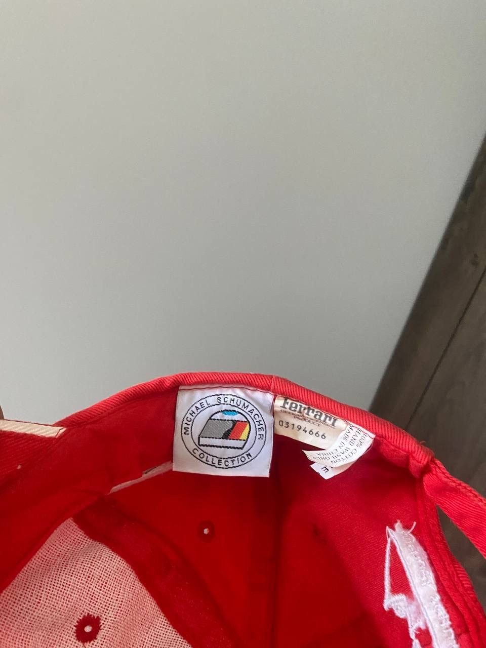 Ferrari × Vintage Vintage Ferrari Michael Schumacher Red Cap Y2K Os Size ONE SIZE - 6 Thumbnail