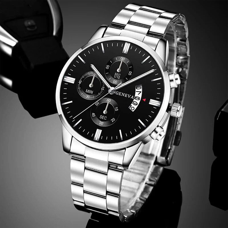 Other Fashion Men Watch Luxury Quartz Business Male Bracelet Size ONE SIZE - 4 Thumbnail