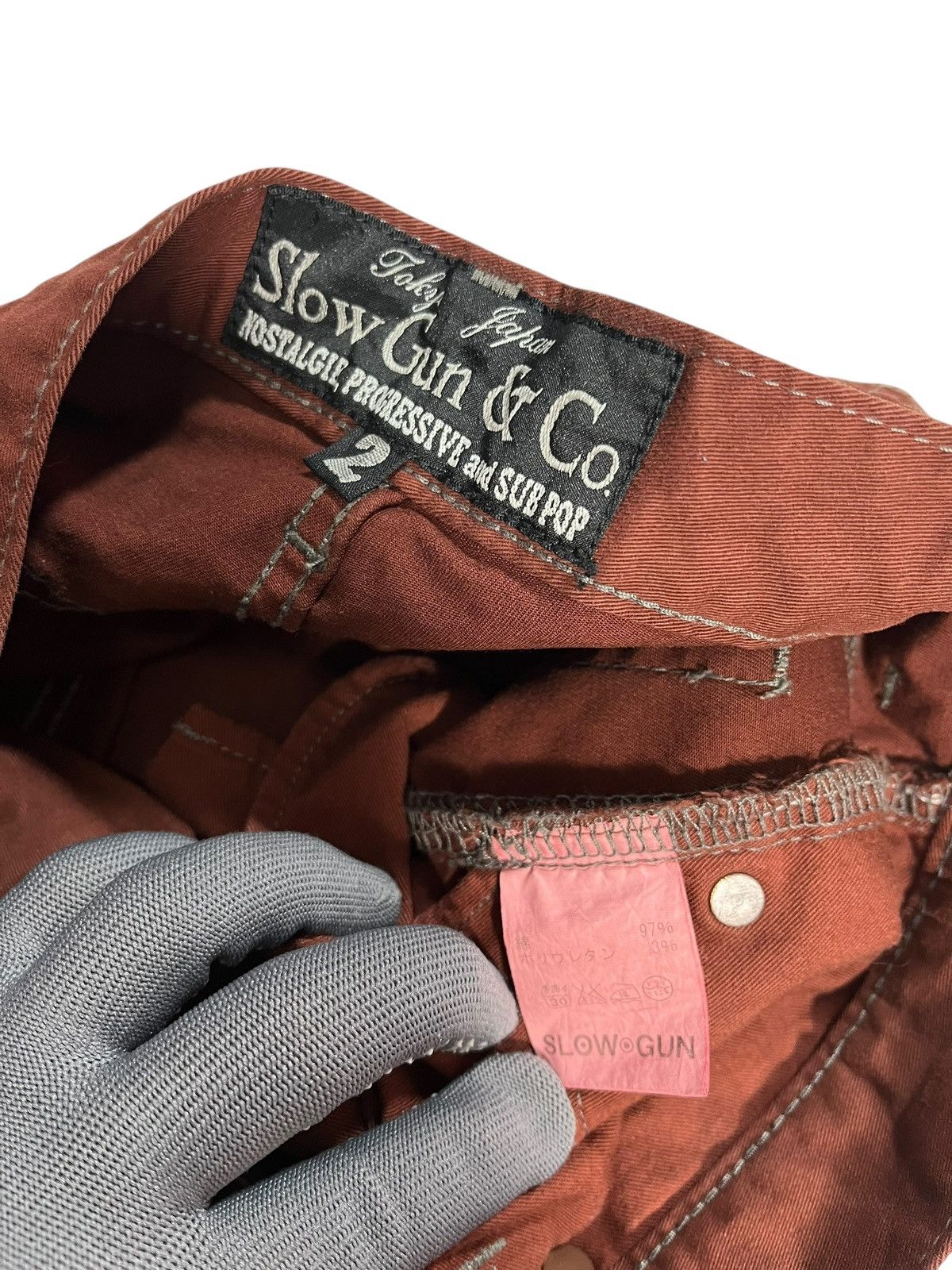 Japanese Brand SLOW GUN JAPANESE BRAND PANT Size US 30 / EU 46 - 7 Thumbnail
