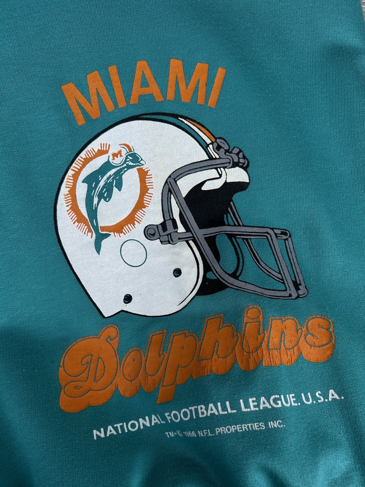 NFL × Russell Athletic × Vintage Vintage 90s Miami Dolphins Crewneck Sweatshirt rare y2k NFL Size US L / EU 52-54 / 3 - 10 Thumbnail