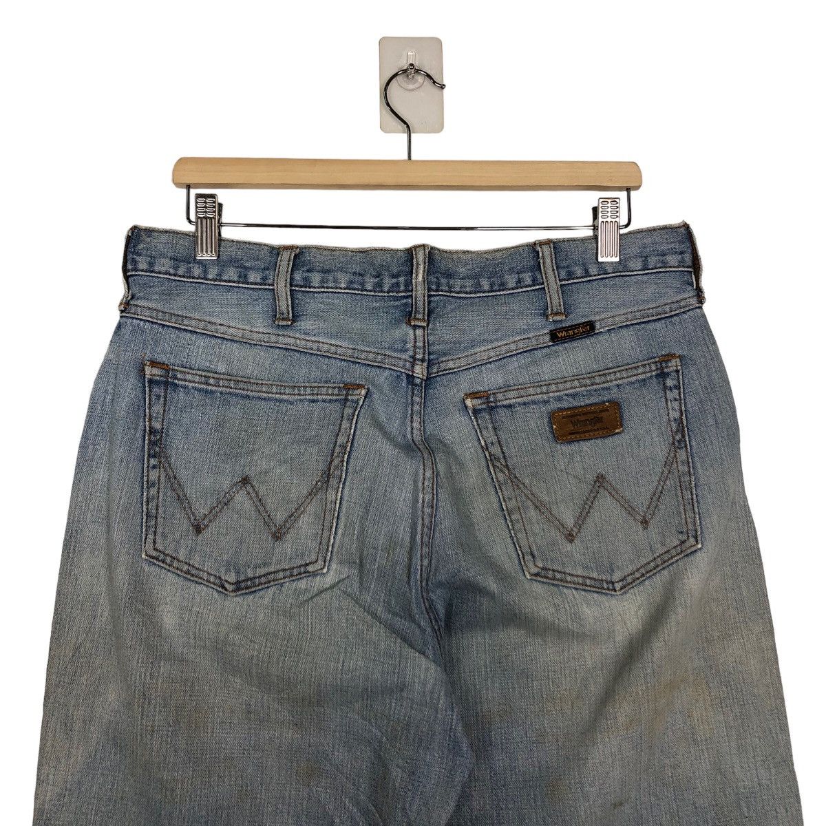 Japanese Brand 🔥True Vintage 70’s Wrangler Distressed Denim Jeans Size US 34 / EU 50 - 9 Thumbnail
