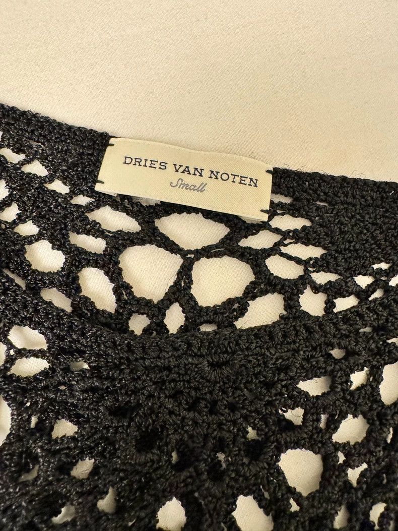 Dries Van Noten dries van noten Black mesh top Size S / US 4 / IT 40 - 1 Thumbnail