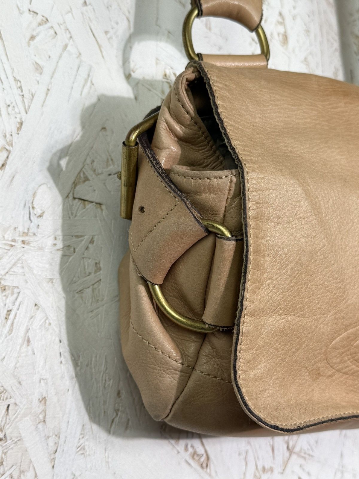 Vivienne Westwood Vivienne Westwood Beige Leather Shoulder Bag Pre-Loved Size ONE SIZE - 4 Thumbnail