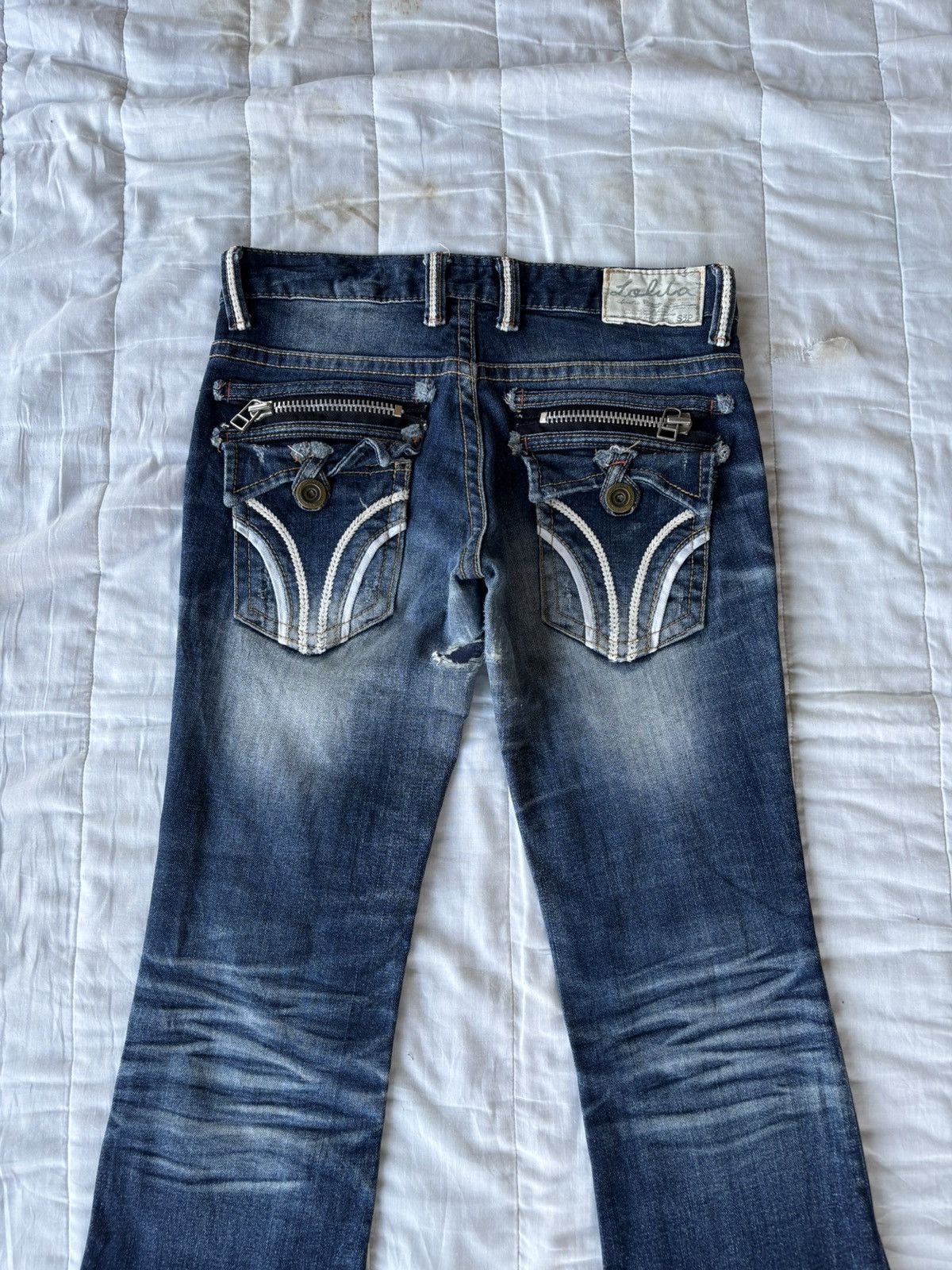 Hysteric Glamour 💥LOLITA FLARE BOOTCUT DENIM JEANS Size 30" / US 8 / IT 44 - 7 Thumbnail