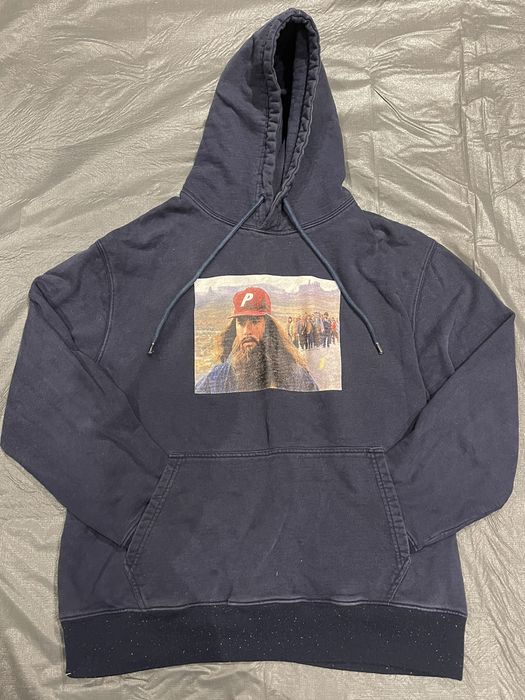 Vintage Rare Forest Gump Palace Collab Hoodie Navy blue Grailed