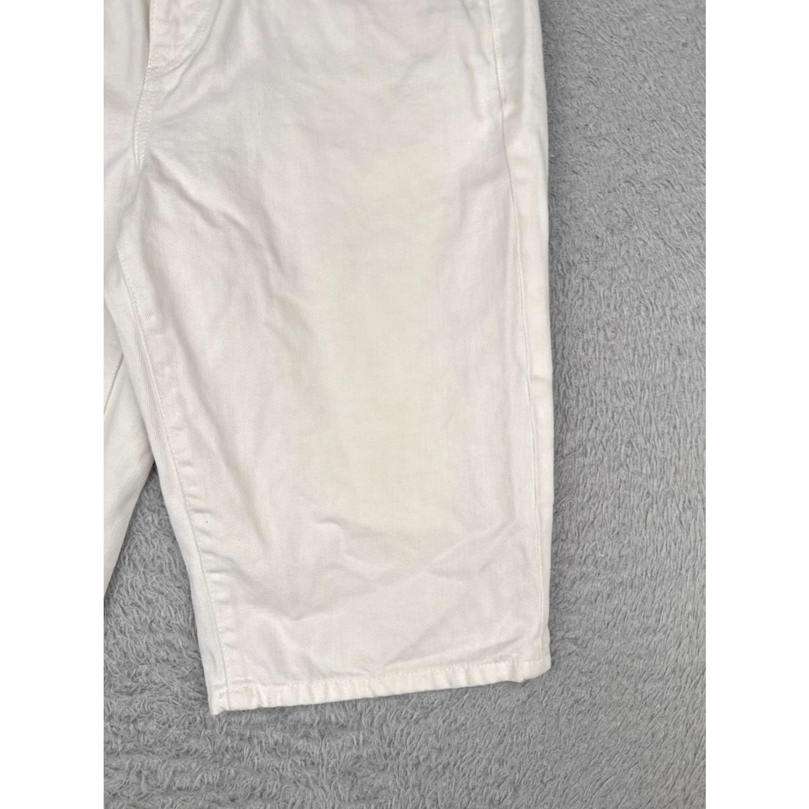 Ralph Lauren Ralph Lauren Jeans Shorts Women 6 White Denim 100% Cotton Mid Rise Casual 30x12 Vintage: No Mens Womens Boys Girls Size 28" / US 6 / IT 42 - 2 Thumbnail
