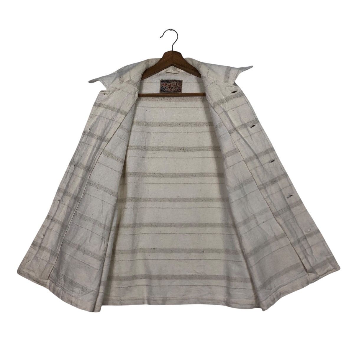 45rpm 📌Vintage Chore Jacket Button Striped Design Milagosta India Size US M / EU 48-50 / 2 - 14 Thumbnail