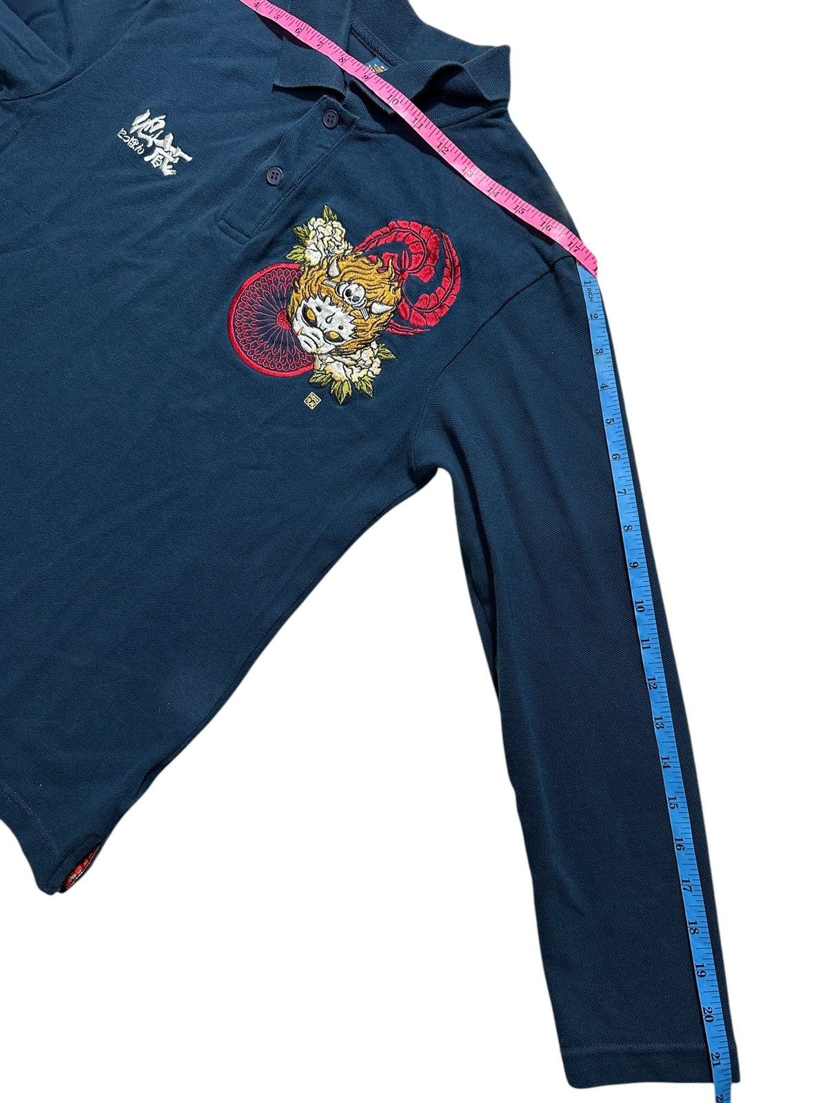 Beauty Beast JAPANESE EMBROIDERY DIVINITY JIKO BOSATSU SHIRT LONG SLEEVE Size US M / EU 48-50 / 2 - 9 Thumbnail