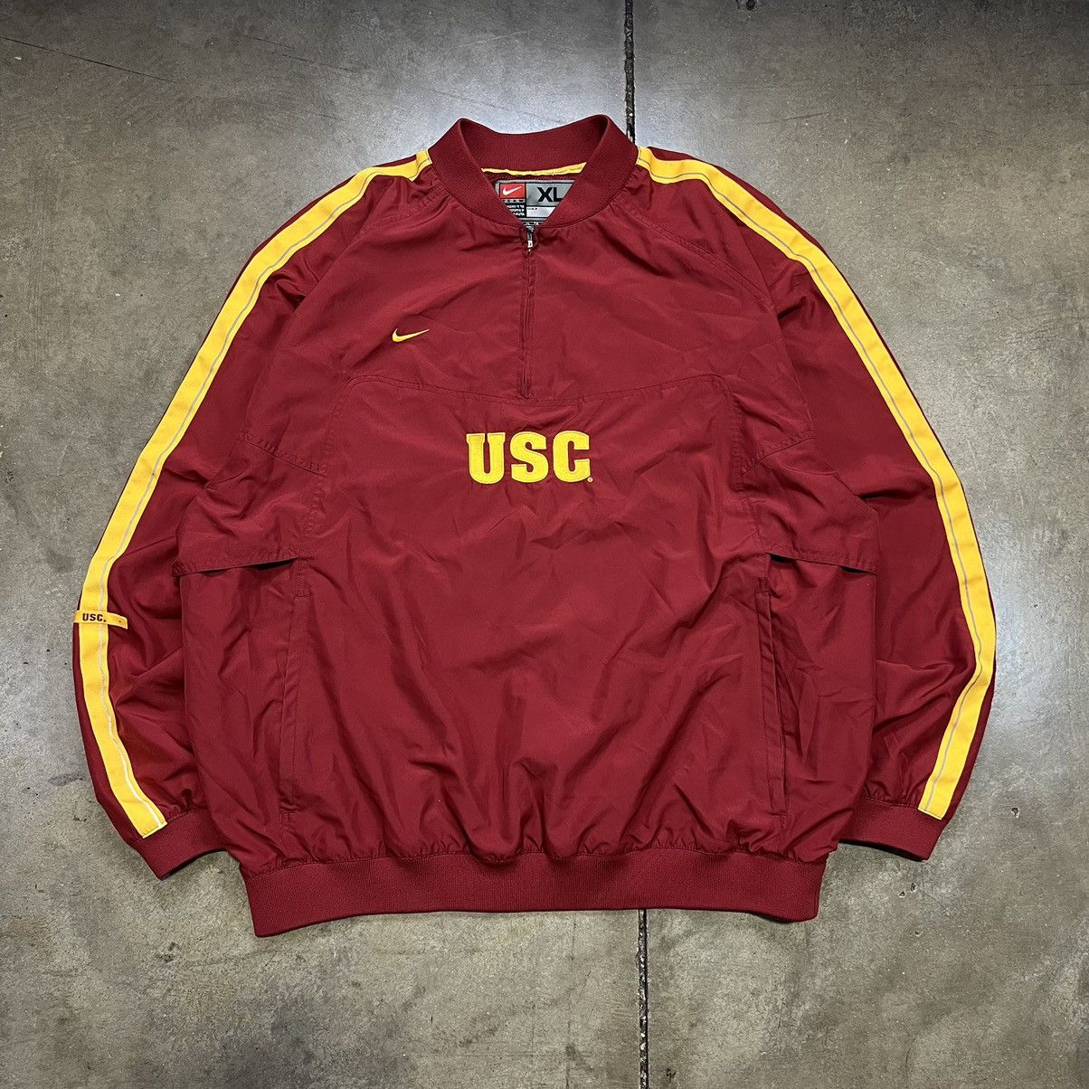 Usc nike windbreaker sales