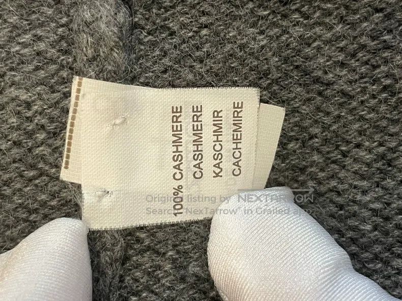 Brunello Cucinelli Brunello Cucinelli Dark Gray Cashmere Open Front Long Card Size S / US 4 / IT 40 - 7 Thumbnail