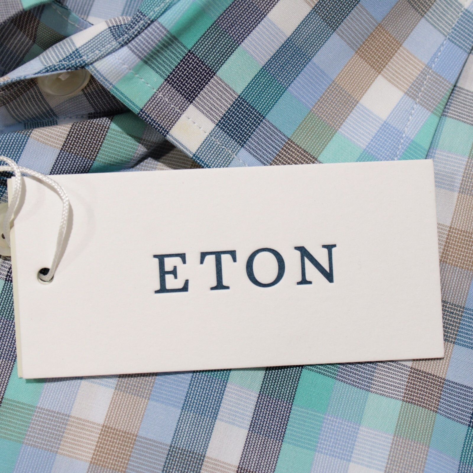 Eton Eton New with tags Shirt Size M US In Blue Size US M / EU 48-50 / 2 - 2 Thumbnail