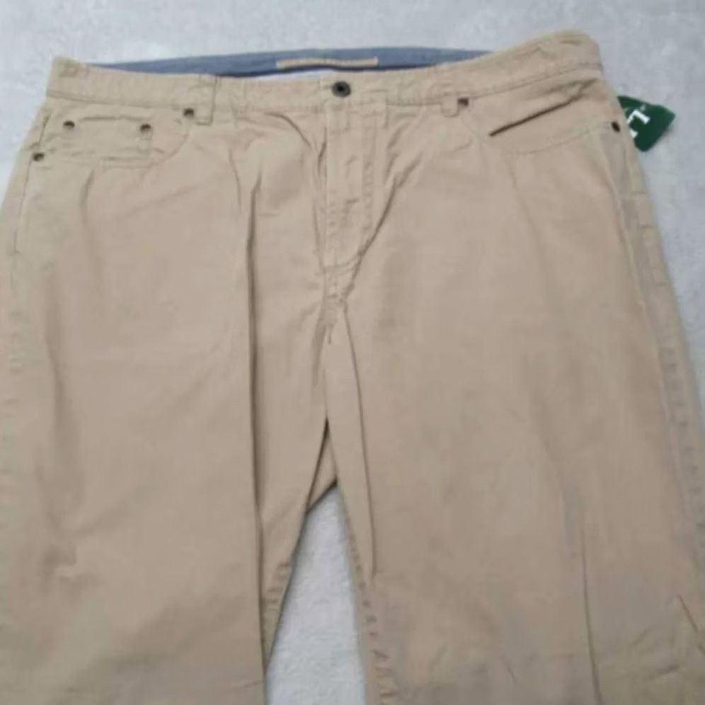 Vintage VINTAGE LL Bean Pima Cotton Pants Mens 38x32 Standard Fit Khaki Straight Leg Casual Hike Size US 38 / EU 54 - 4 Thumbnail