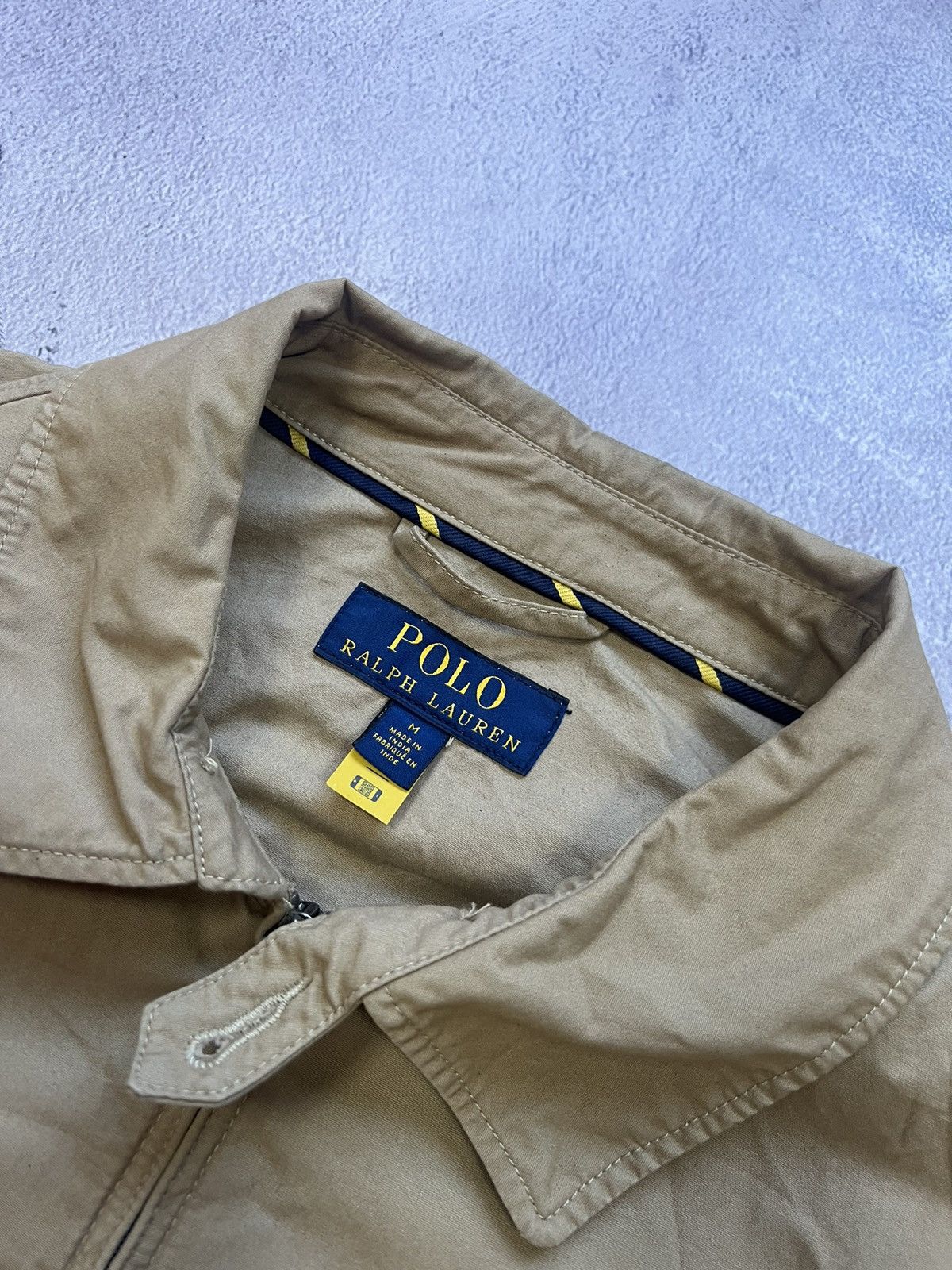 Polo Ralph Lauren × Vintage Polo Ralph Lauren Vintage Beige Bomber Jacket Size:M Size US M / EU 48-50 / 2 - 5 Thumbnail