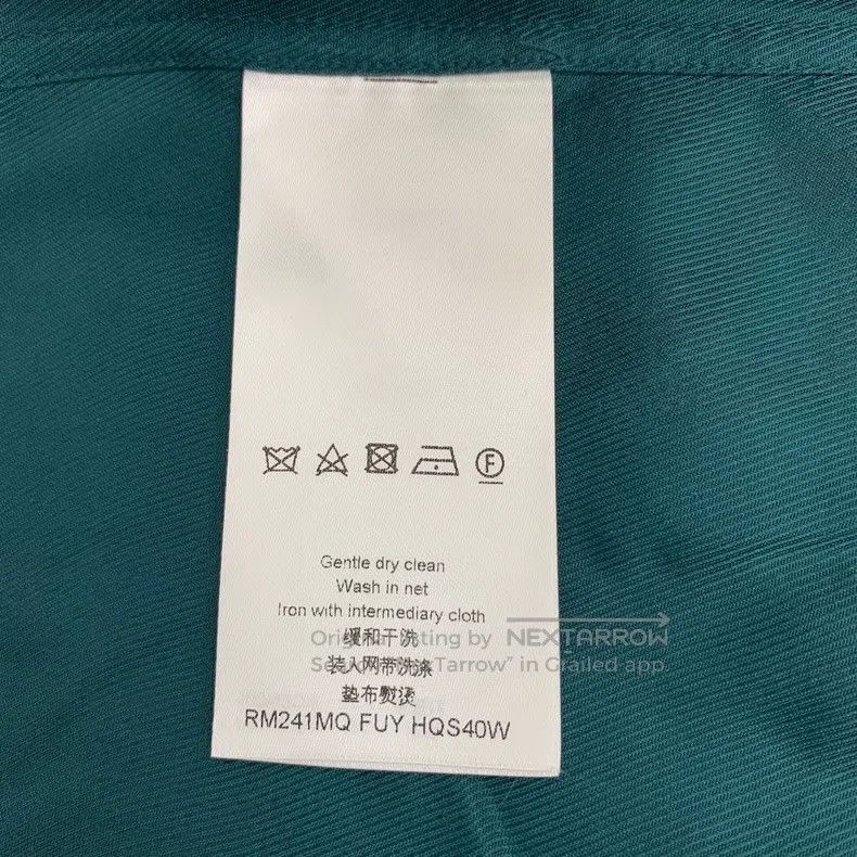 Louis Vuitton Louis Vuitton Dark green logo, full print, mulberry silk, Size US M / EU 48-50 / 2 - 7 Thumbnail