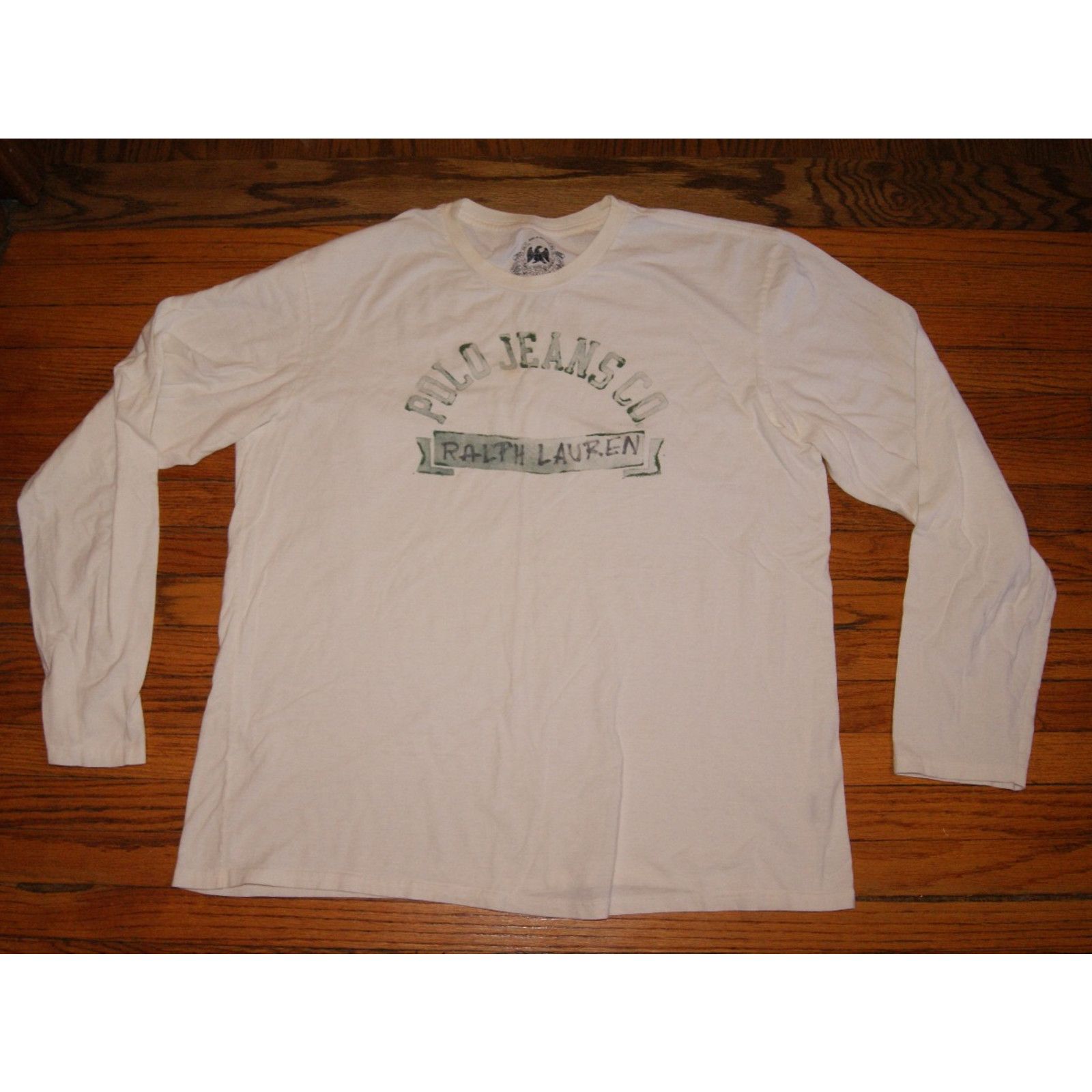 Polo Ralph Lauren VTG Polo Jeans Co Ralph Lauren Screen Print XL White TShirt Size US XL / EU 56 / 4 - 2 Thumbnail