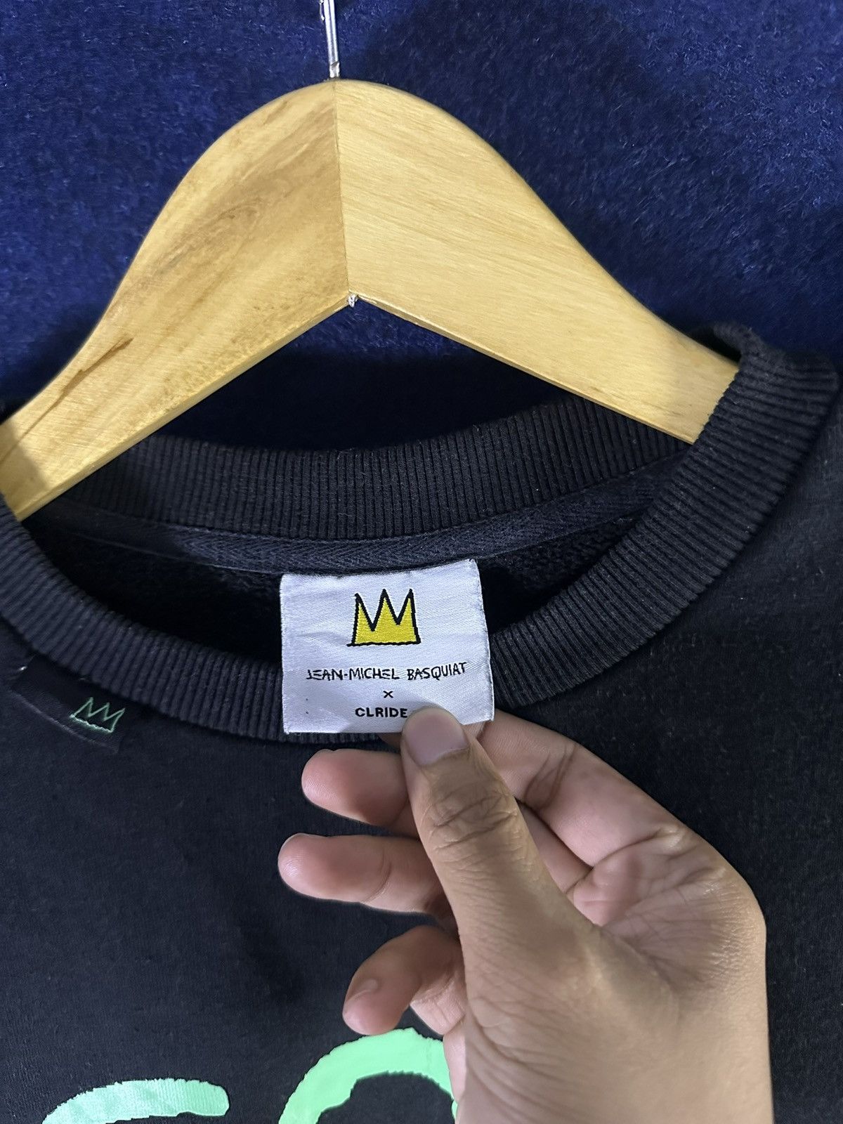Jean-Michel Basquiat Rare Crewneck JMB/Jean Michel Basquiat x CLRIDE.n Size US L / EU 52-54 / 3 - 5 Thumbnail