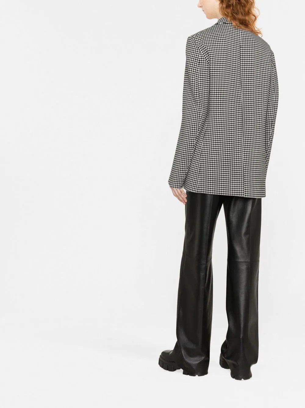 Marni o1y1025 Checked Coat in Black/White Size M / US 6-8 / IT 42-44 - 3 Thumbnail