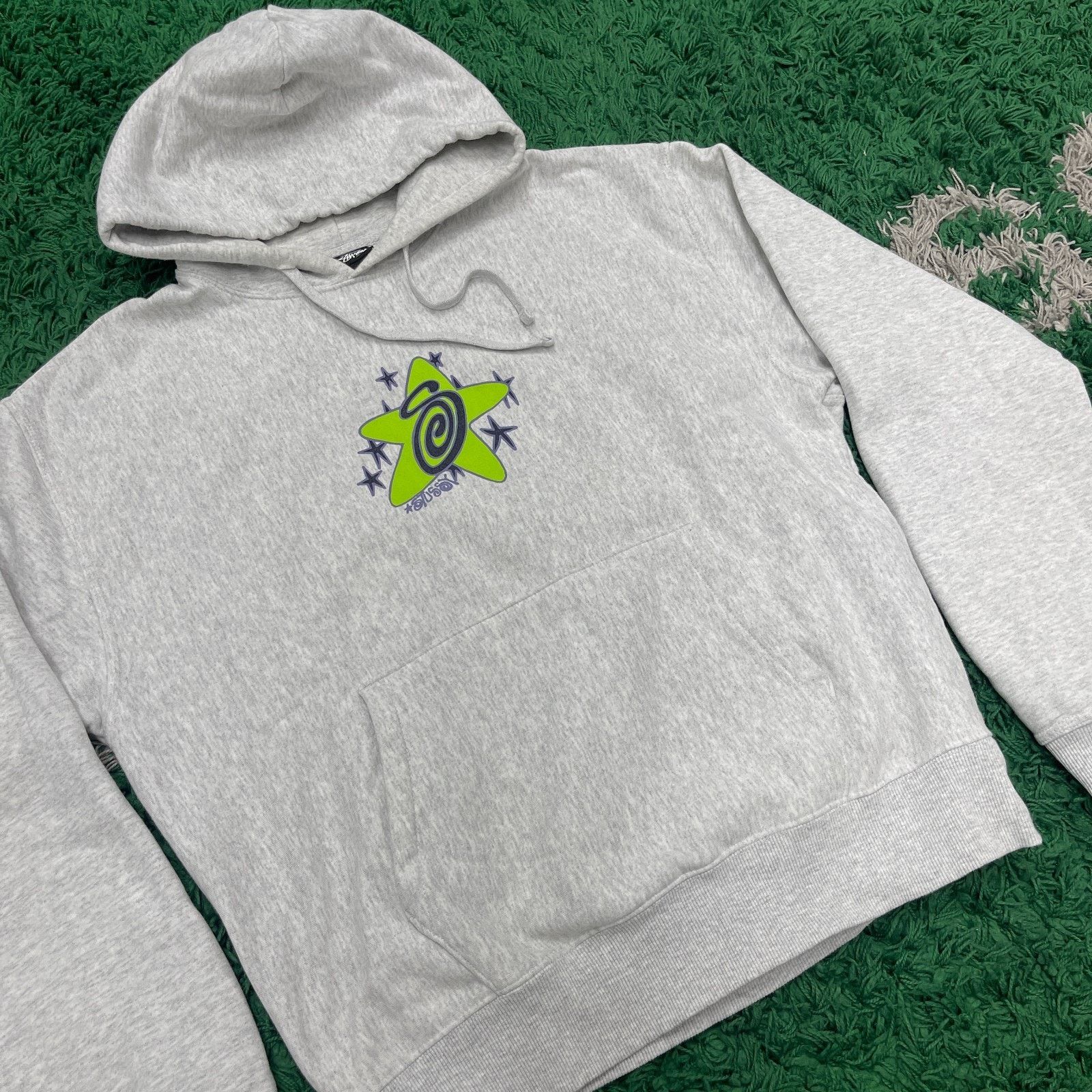 Stussy FW23 Stussy Slime Galaxy Hoodie Ash Heather Sweater Size XL Size US XL / EU 56 / 4 - 2 Thumbnail