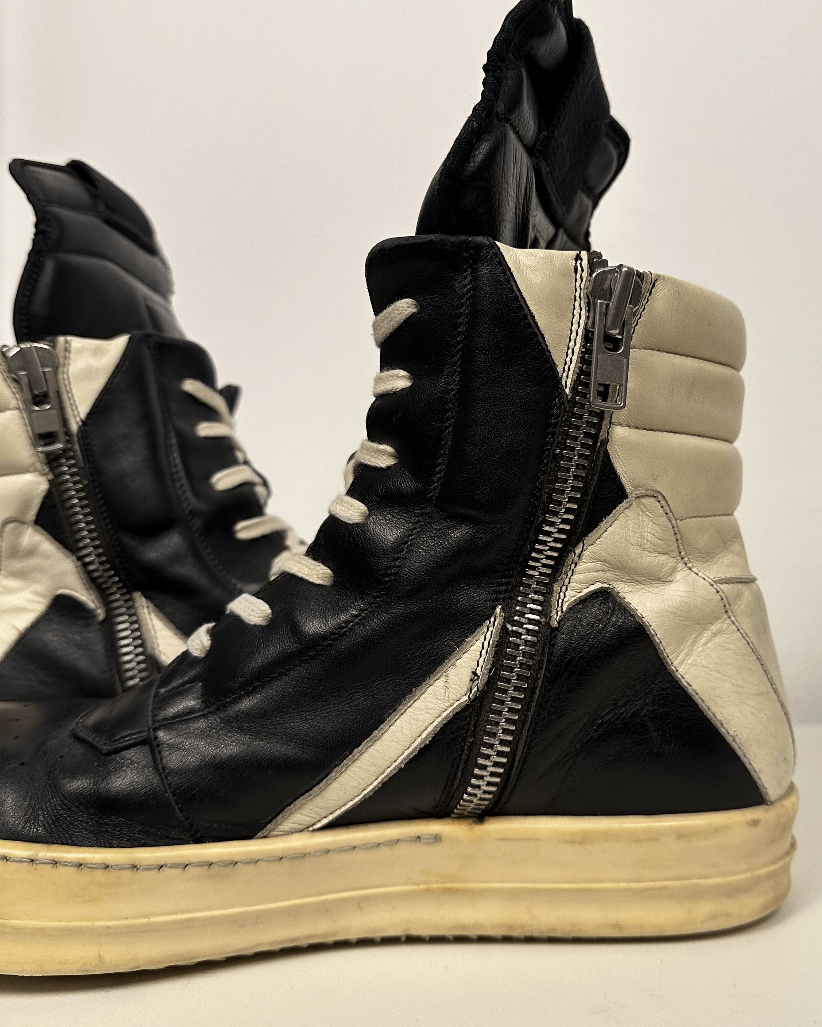 Rick Owens Rick Owens Black Milk Geobasket Size US 9 / EU 42 - 7 Thumbnail