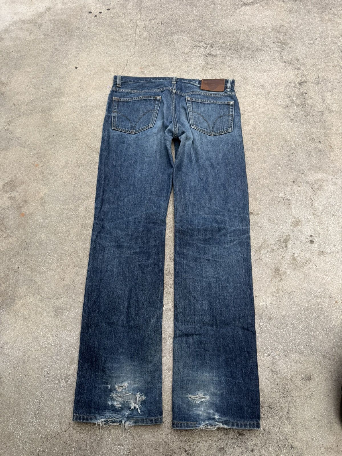 Hysteric Glamour Slim Straight Denim Distressed Mens 30