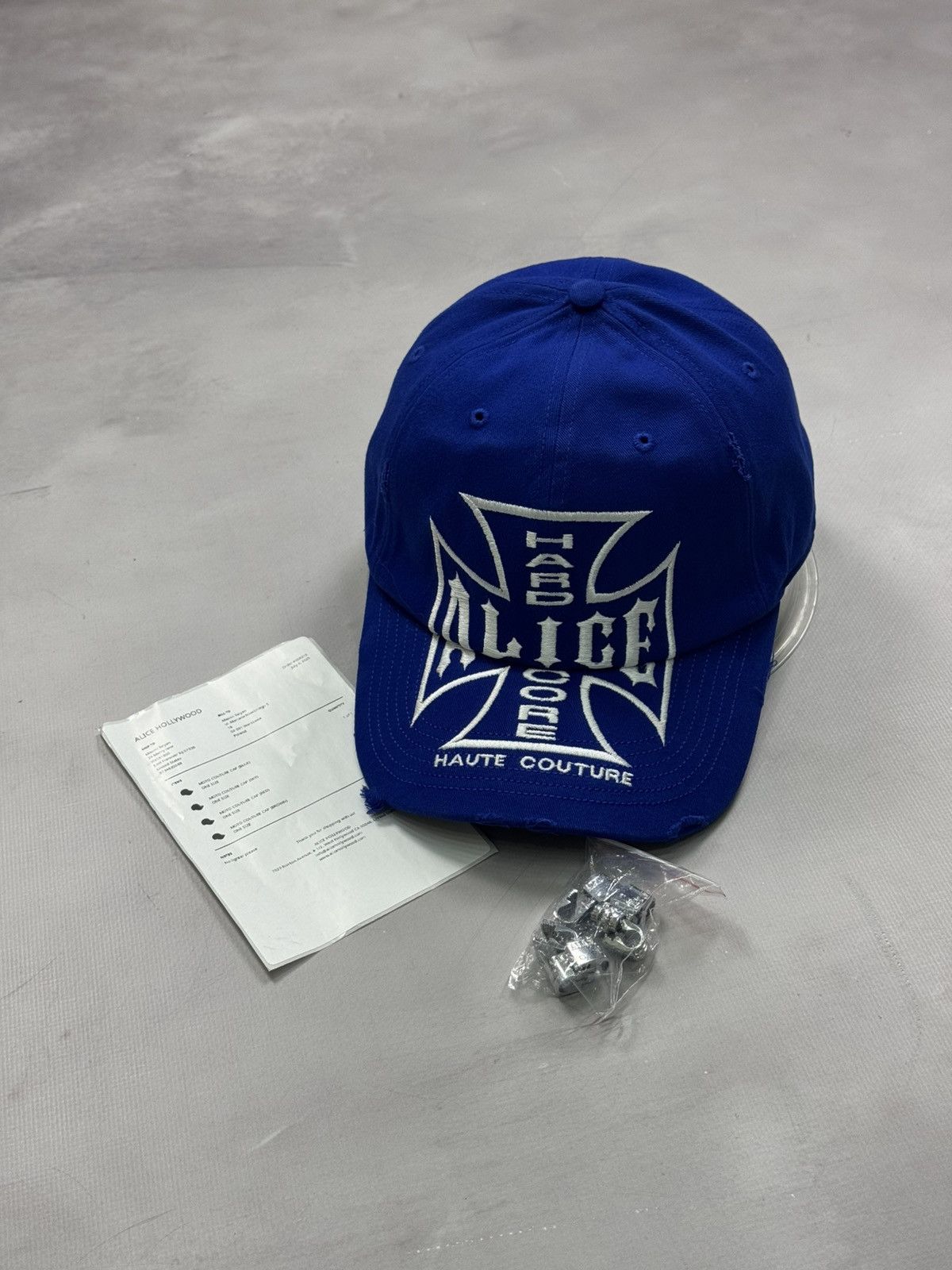 帽子 alice hollywood chopper logo cap ALICE HOLLYWOOD CHOPPER LOGO CAP (BLACK)