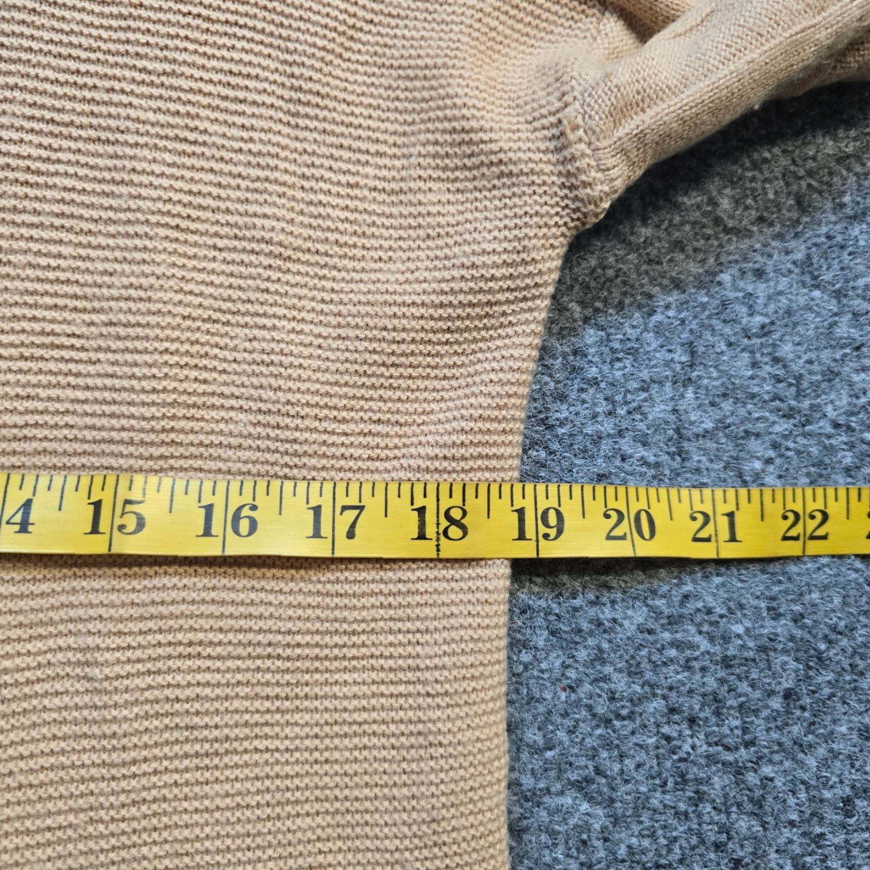 Talbots Talbots Sweater Women Large Beige Wool Blend Cable Knit Sleeve Casual Top Basic Size L / US 10 / IT 46 - 5 Thumbnail