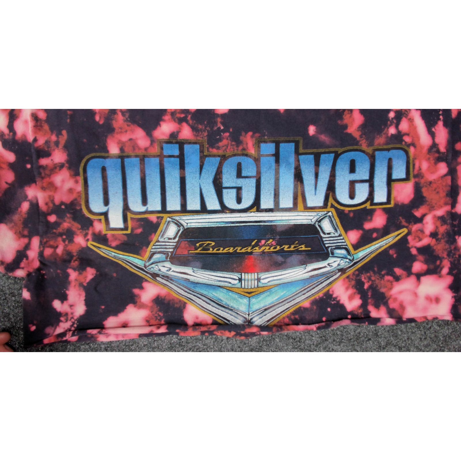Quiksilver Quiksilver Vintage 90s Reverse Bleach Crop Single Stitch Tee Size M / US 6-8 / IT 42-44 - 7 Thumbnail