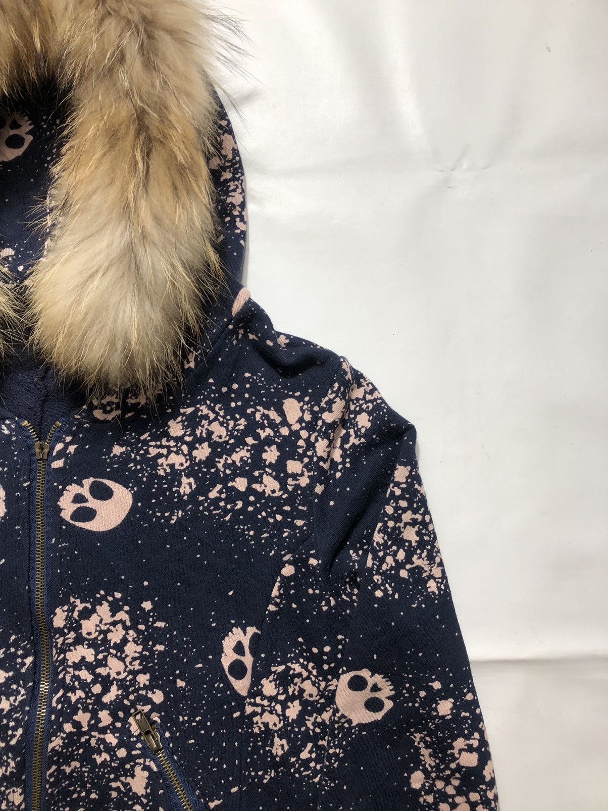 If Six Was Nine Japanese Gothic Skull Fur Hoodie Zipper Ifsix LGB Style Size US M / EU 48-50 / 2 - 3 Thumbnail
