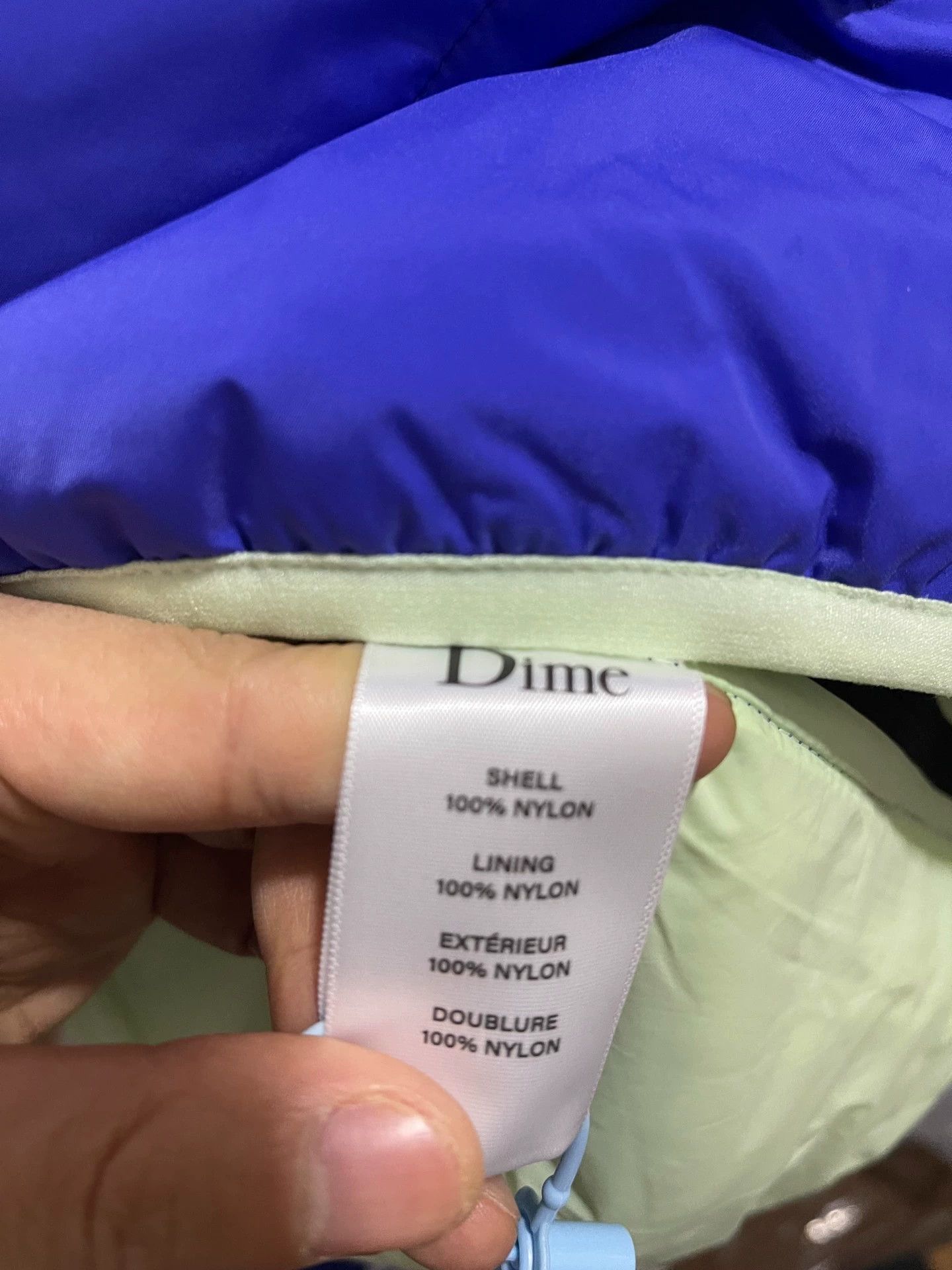 Dime Dime Trail Half Zip Jacket Iron Blue (Purple) L Printed Size US L / EU 52-54 / 3 - 7 Thumbnail
