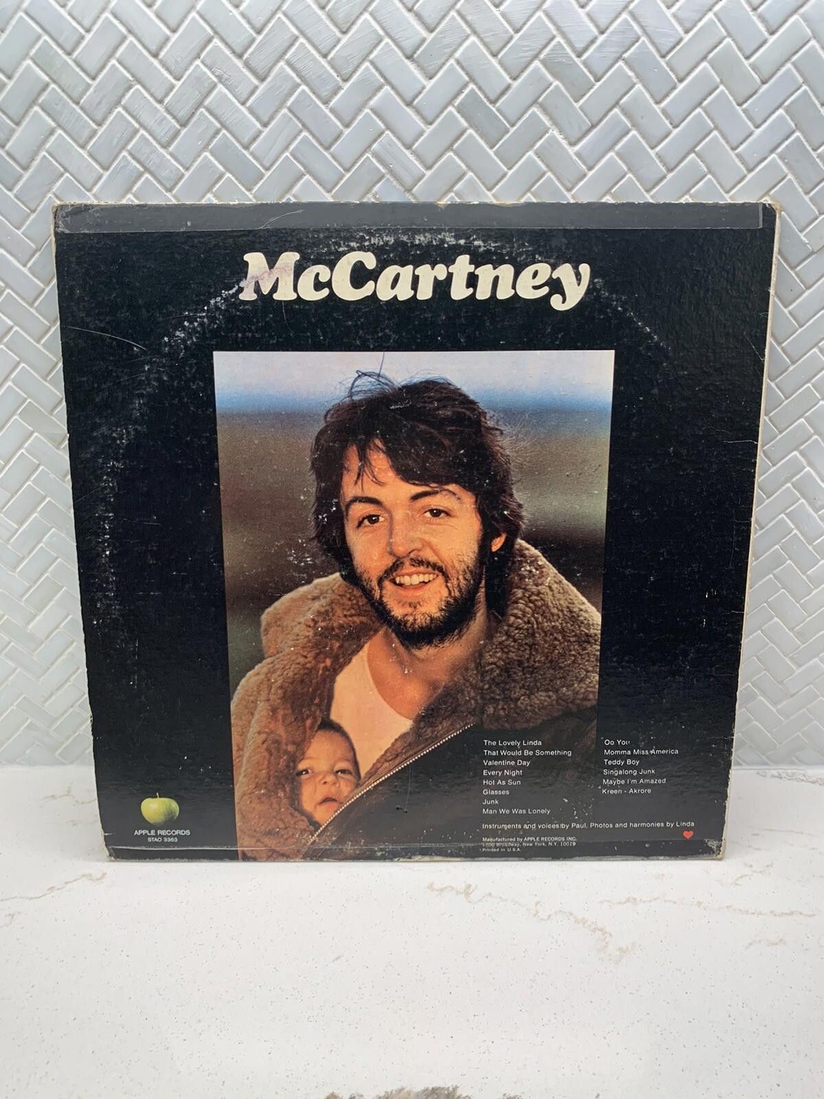 Designer PAUL MCCARTNEY (BEATLES) SELF S/T 1ST LP BOB LUDWIG/LEE HULK Size ONE SIZE - 1 Thumbnail