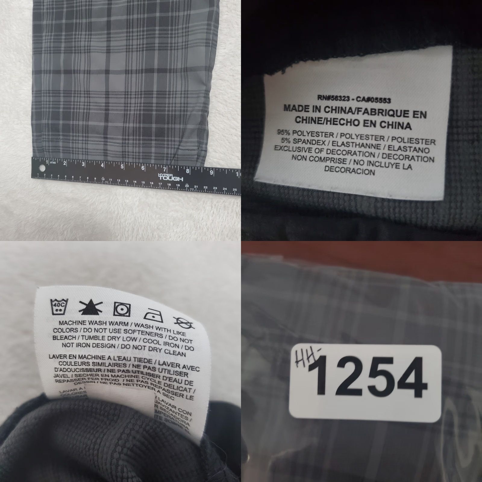 Nike Nike Golf Pants Mens 36x32 Gray Plaid Dri Fit Tour Performance Preppy 37X31 Pants Mens Gray Plaid Dri Fit Tour Performance Nike Golf Tour Preppy 90s? Size US 36 / EU 52 - 9 Thumbnail