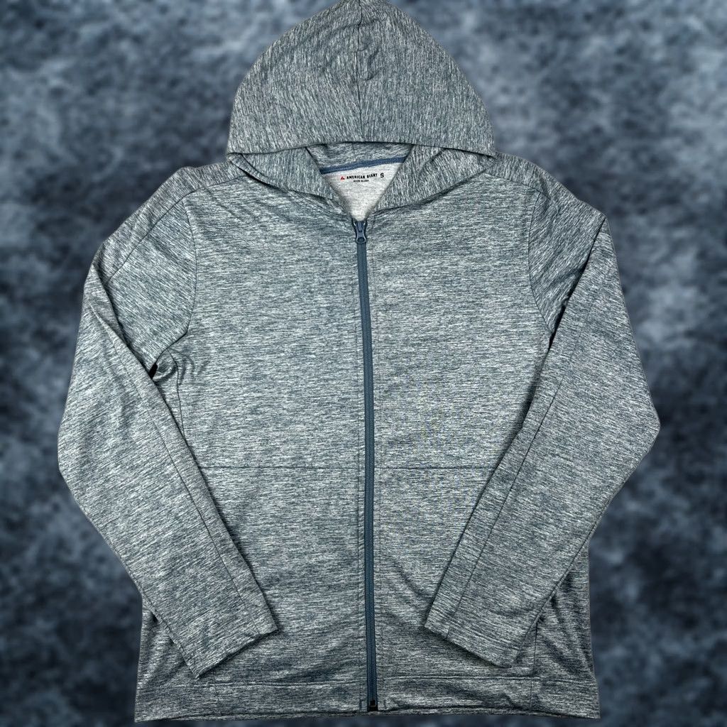 Vintage VINTAGE American Giant Hoodie Lightweight Full Zip Sweatshirt Small Mens Blue USA Made Hoodie S Mens Blue Full Zip USA Made Size US S / EU 44-46 / 1 - 1 Thumbnail
