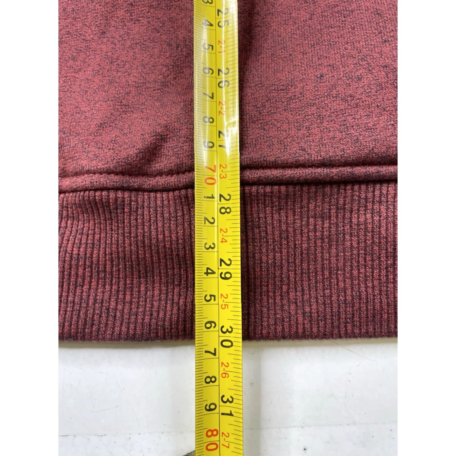 TravisMathew Travis Mathew Sweater Henley Long Sleeve Fleece Maroon Red XL Men’s Baseball Knit Pullover Golf Casual Workwear Size US XL / EU 56 / 4 - 6 Thumbnail
